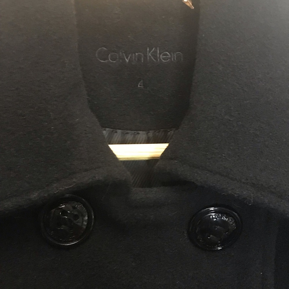 Calvin Klein wool pea coat - Picture 2 of 8